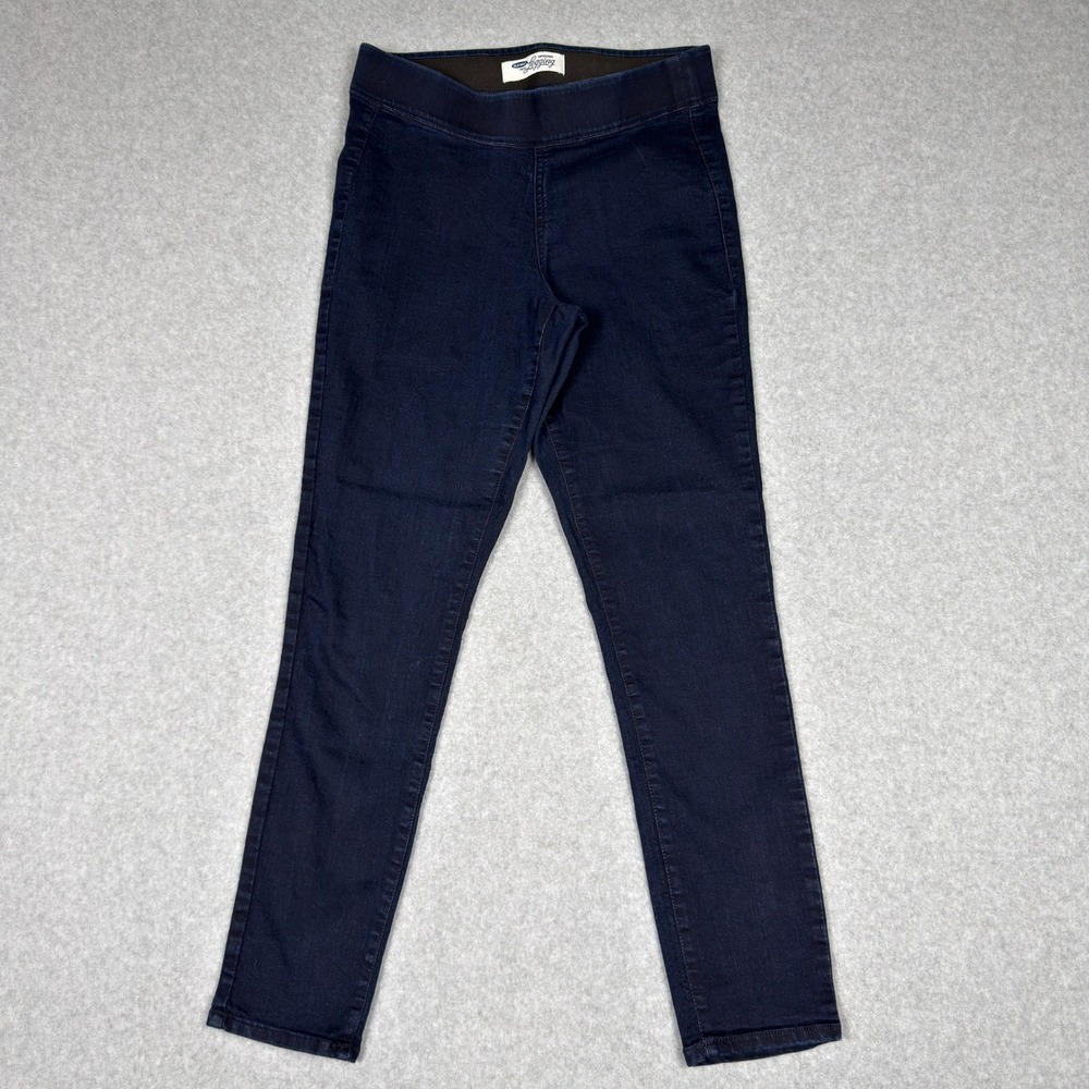 Old Navy Super Skinny Legging Jeans Dark Blue Size 10 Pull On Stretch Casual